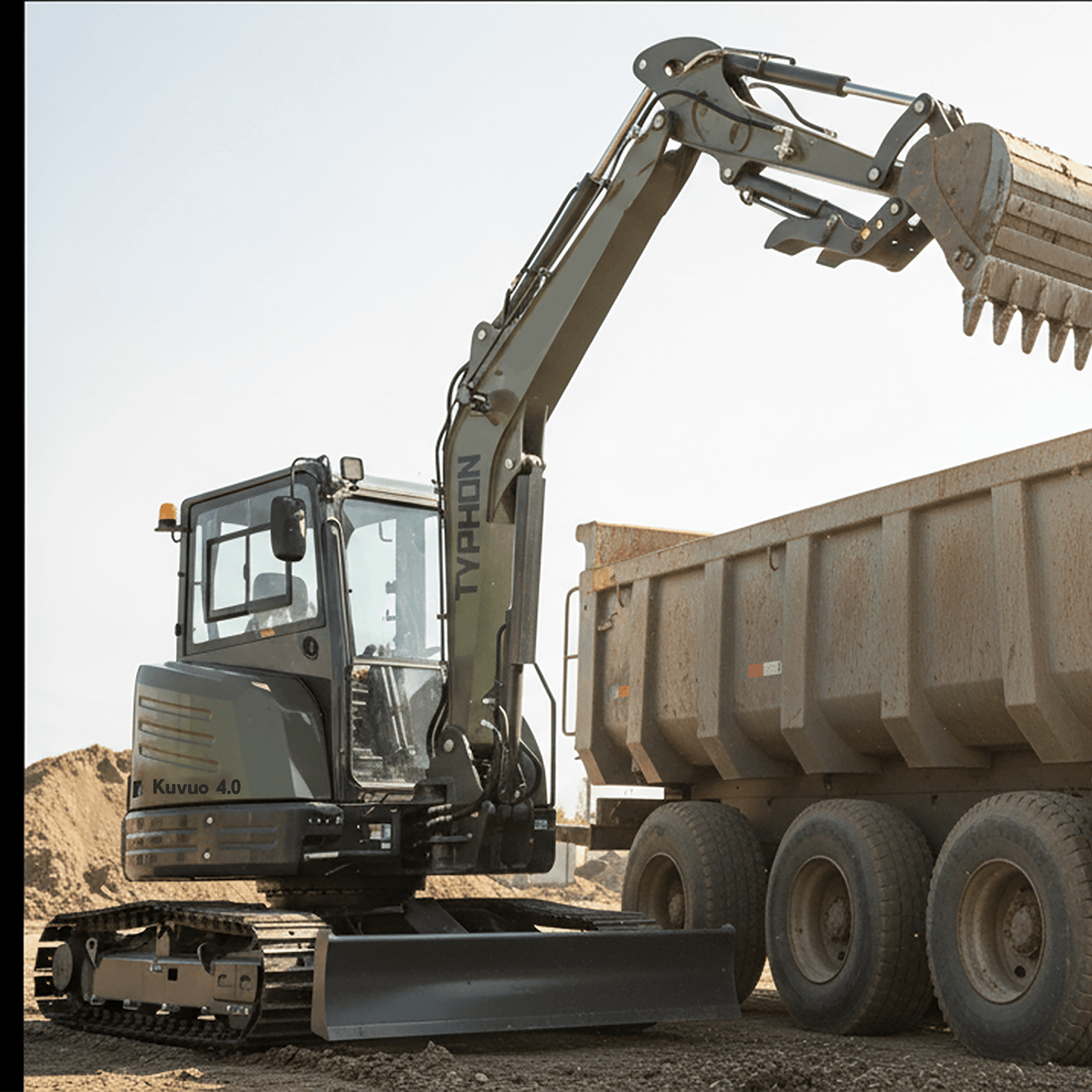 Material Loading Worksite